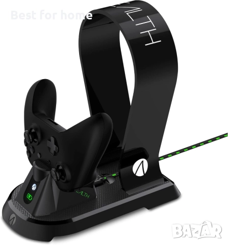 Зарядна станция Stealth SX-C60 Black със стойка за слушалки за XBOX ONE, снимка 2 - Аксесоари - 52985899