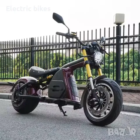 Citycoco M8S 4000W – Електрически чопър с 80 км/ч и 88 км пробег, снимка 4 - Велосипеди - 50332562