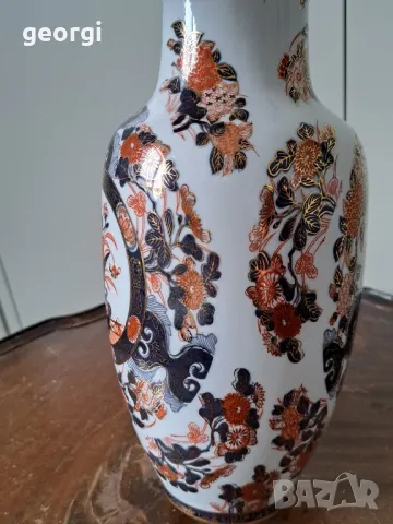 японска порцеланова ваза Imari   10/2, снимка 4 - Вази - 48904002