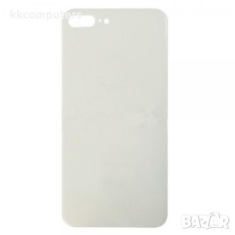 Капак батерия / Задно стъкло (BIG HOLE) за iPhone 8 Plus 5.5 / Бял Баркод : 482365