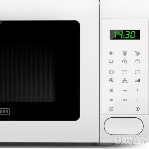 Микровълнова с грил Black+Decker BXMZ701E – 20L, 700W, дигитално управление, автоматични програми и , снимка 4 - Друга електроника - 51926292