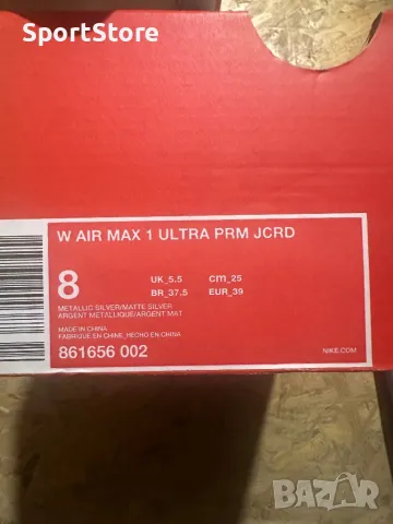 Nike Air Max1 Premium-861656-002, снимка 6 - Маратонки - 49286592