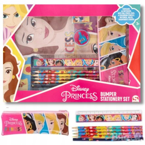 Disney Princess комплект за писане - 11-части училище комплект
