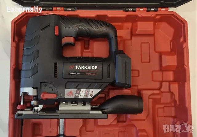 Акумулаторен прободен трион Parkside PPSTDA 20 Li B2 – Brushless – нов, с гаранция, снимка 3 - Триони и циркуляри - 55953134
