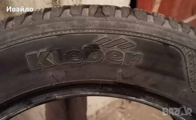 Продавам 4 броя зимни гуми 205.60.16 на 1 сезон дот 2019 Kleber , снимка 4 - Гуми и джанти - 54103727