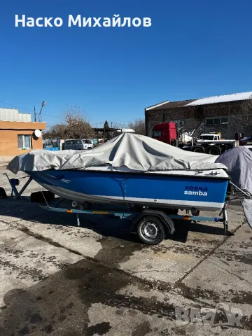 Лодка с двигател , снимка 2 - Воден транспорт - 48717778