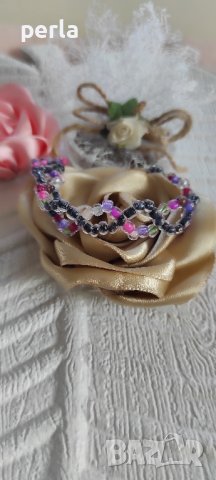 Ръчно изработени гривни от мъниста, снимка 4 - Гривни - 43375438