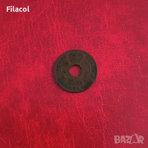 Британска Източна Африка 5 цента 1957 година