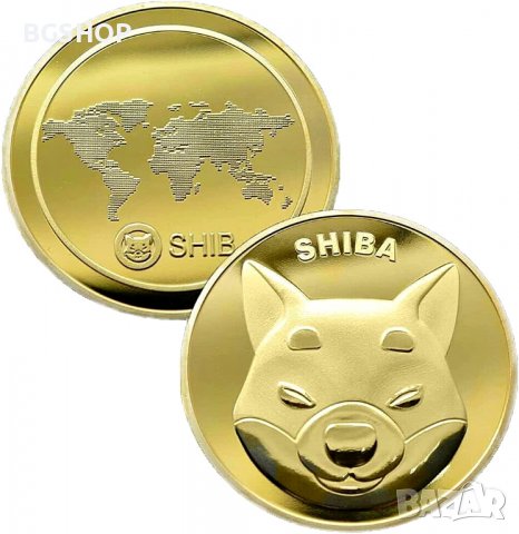 Shiba Inu coin / Шиба Ину монета ( SHIB ) - Gold, снимка 1 - Нумизматика и бонистика - 38258949