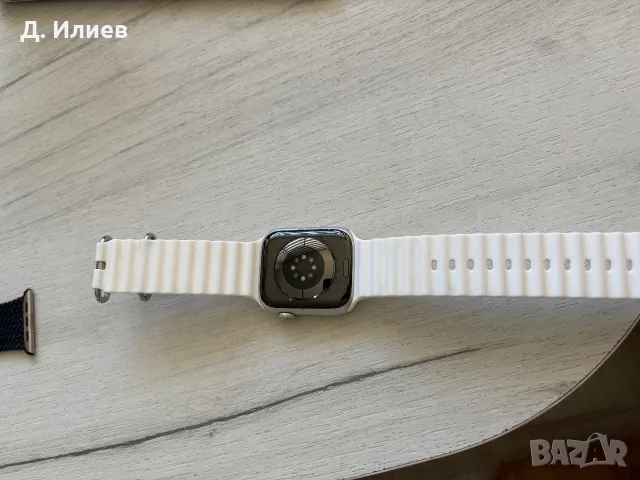Apple Watch 7 series 45mm + 3 каишки, снимка 5 - Смарт гривни - 56075257