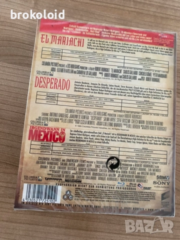 El Mariachi Trilogy - Трилогия Десперадо, Имало едно време в Мексико и Ел Мариачи blu-ray Германия , снимка 2 - Blu-Ray филми - 52908454