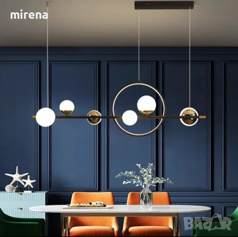 Дизайнерско LED осветително тяло, висящо ЛЕД висящи лампи, модерни, снимка 7 - Лед осветление - 53126432