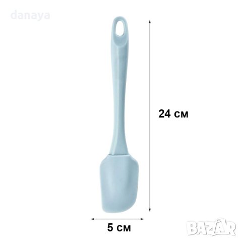 4186 Кухненска силиконова шпатула за готвене, 24 см, снимка 7 - Прибори за хранене, готвене и сервиране - 42828120