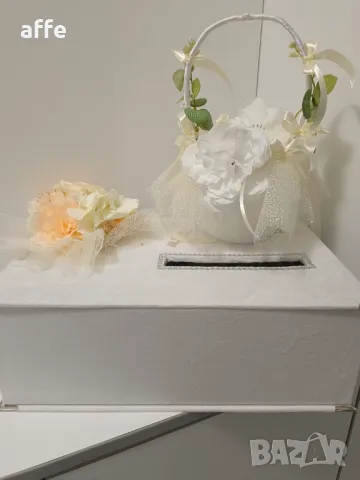 Украса за сватба +було с 3D цветя , снимка 2 - Декорация - 49797387