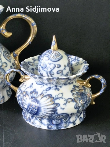 Руски порцелан ЛФЗ , снимка 4 - Сервизи - 54014995