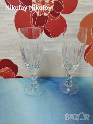 К-т кристални чаши НОВО, снимка 3 - Чаши - 53144669