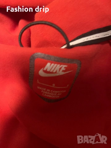 Nike tech fleece червен екип, снимка 4 - Спортни дрехи, екипи - 53923795