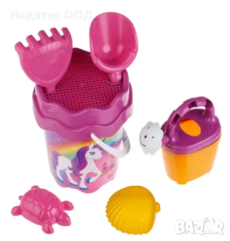 Пластмасови играчки за плаж, Еднорог, 5 бр., снимка 2 - Други - 49671528