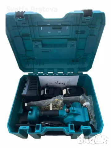 Комплект резачка с маслен филтър 25 см.,2 вериги,1 шина,2 батерии 36V,10Ah