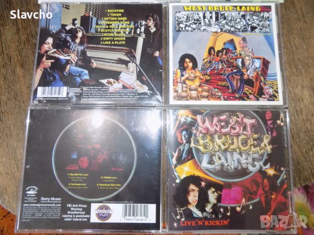 Компакт дискове на-West,Bruce & Laing-Play With Fire/Whatever Turns You On/Live n'Kickin'/Why Dontch, снимка 9 - CD дискове - 40284829