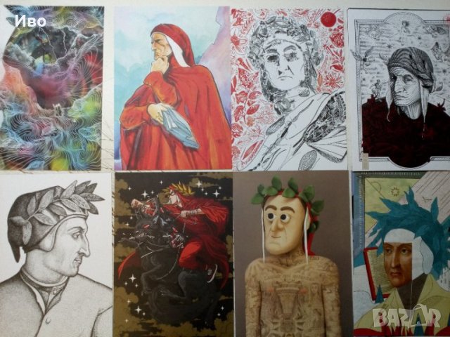 Нов Албум за Данте с 32 картонени  карти, снимка 4 - Други - 39360725