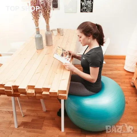 Фитнес топка 150 кг от DoYourFitness®- 55 и 65 см, снимка 2 - Фитнес уреди - 48487744