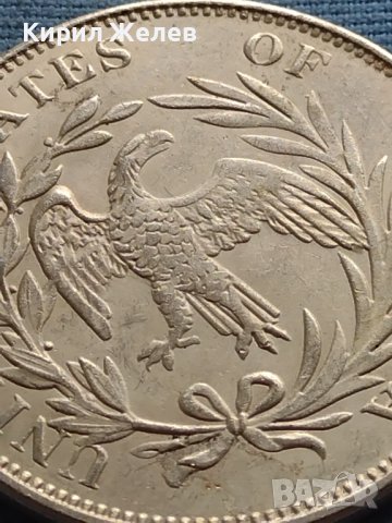 Монета 1 долар 1795г. САЩ РЕПЛИКА на Американския сребърен долар за КОЛЕКЦИЯ 30003, снимка 2 - Нумизматика и бонистика - 42701743