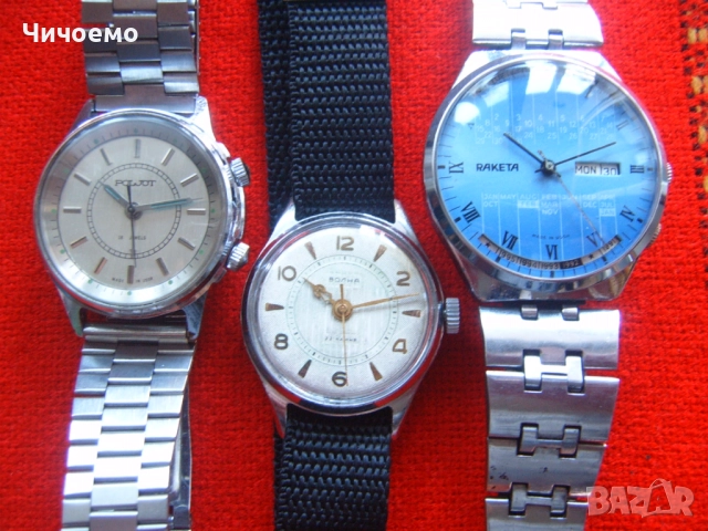 Мъжки ръчен часовник-хронометър Волна класика СССР ераа, снимка 8 - Антикварни и старинни предмети - 51130855