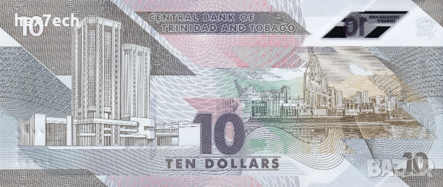 ❤️ ⭐ Тринидад и Тобаго 2020 10 долара полимер UNC нова ⭐ ❤️, снимка 3 - Нумизматика и бонистика - 53041458