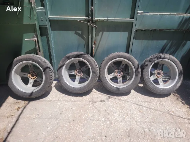 Джанти с гуми Michelin  17 цола смъкнати от Пежо. 7J  x  17   H2     , снимка 4 - Гуми и джанти - 56074523