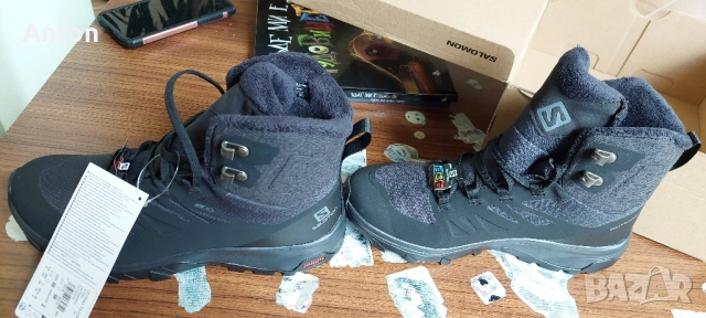 Дамски Непромокаеми Зимни Обувки 38 2/3 Salomon Outblast TsCswр black, снимка 4 - Дамски ежедневни обувки - 52181520