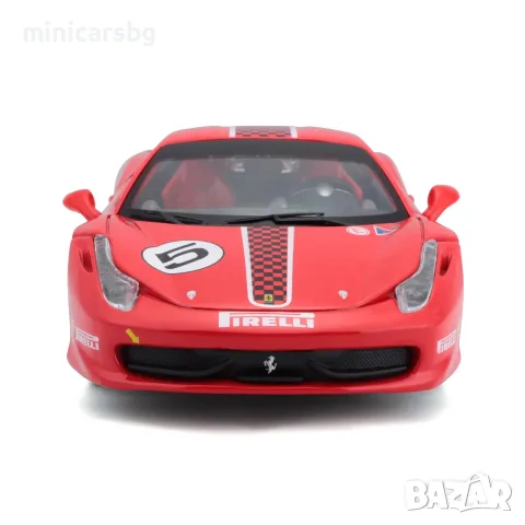 Метални колички Ferrari 458 Challenge №5 – 1:24, снимка 5 - Колекции - 55983901