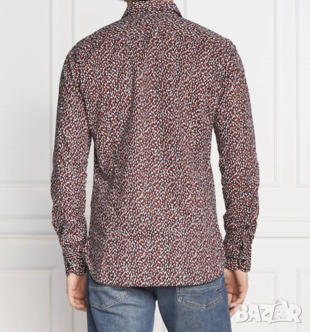 Риза BOSS ORANGE Magneton Slim Fit, снимка 3 - Ризи - 54148906