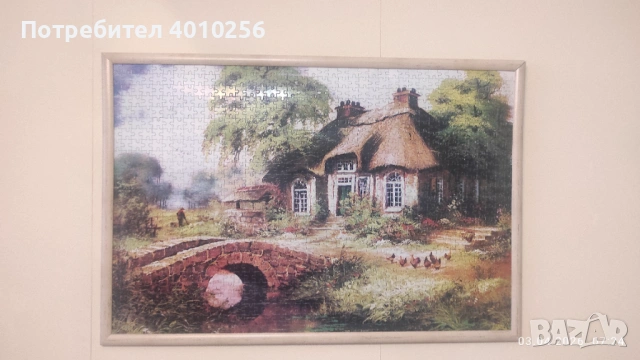 НОВА КАРТИНА-ПЪЗЕЛ 78/54 РАМКИРАНА, супер евтино!, снимка 2 - Картини - 45566315