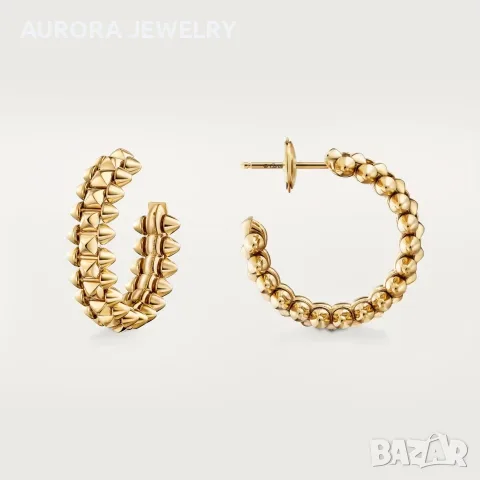 CARTIER Clash de Cartier Gold Hoop Дамски Обеци, снимка 3 - Обеци - 55931977