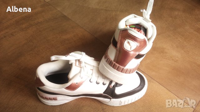PUMA Leather Shoes Размер EUR 38,5 / UK 5,5 дамски детски обувки 140-13-S, снимка 11 - Дамски ежедневни обувки - 42288677