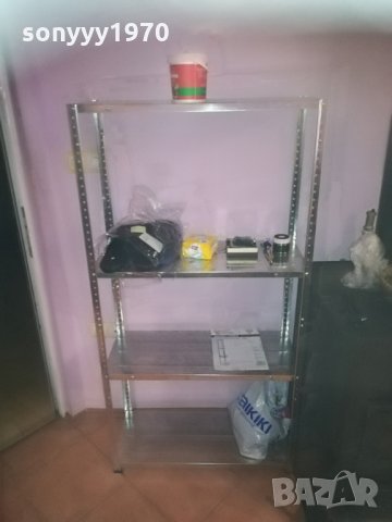 метален стелаж 150х75х30см-200кг-нов, снимка 2 - Етажерки - 29562726