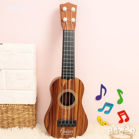 Детска механична китара – Реалистичен дизайн за музикални игри, снимка 3 - Други - 52796489