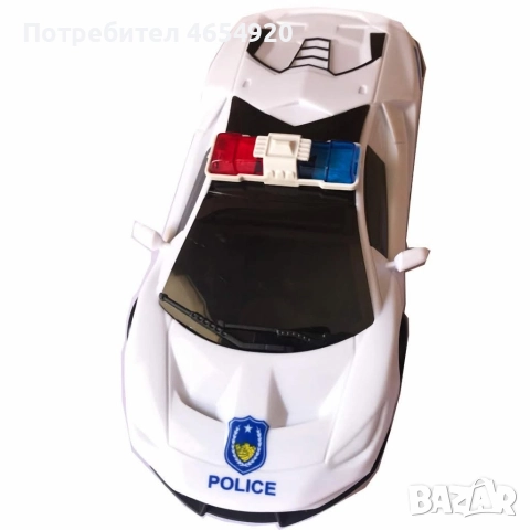 Детска играчка Полицейска кола, снимка 3 - Коли, камиони, мотори, писти - 52615288