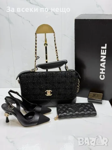 Chanel Дамски Обувки На Ток Шанел - Различни Цветове И Модели Код SB-73, снимка 3 - Дамски обувки на ток - 55726684