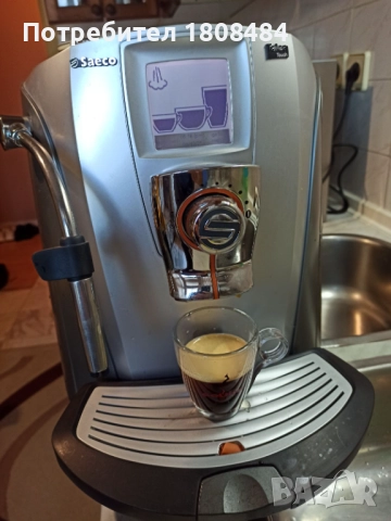 Кафе автомат Саеко Талеа, запазен, работи добре и прави хубаво кафе , снимка 4 - Кафемашини - 52010672