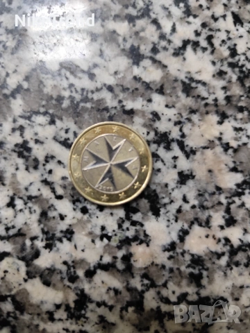 Евро монета 1евро 2019година Малта, снимка 2 - Колекции - 54293871