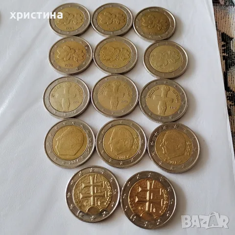 монети от 2 евро за колекций