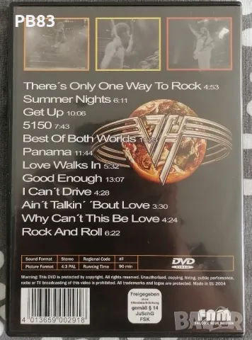 Van Halen - Live 1986 (New Haven) DVD , снимка 2 - DVD дискове - 49513015