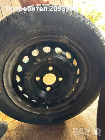 Зимни гуми 13 цола с джанти за опел корса, снимка 2 - Гуми и джанти - 52103322