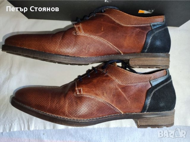 Стилни мъжки официални обувки от естествена кожа Oliver Jacob №43, снимка 5 - Официални обувки - 37270207