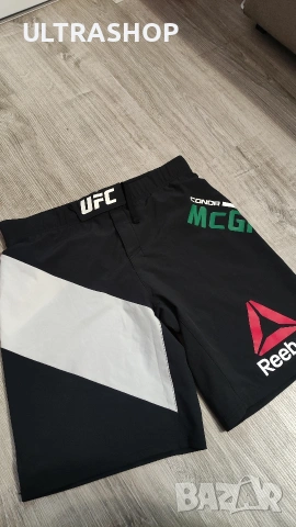 UFC x Conor McGregor Reebok 31 size Мъжки шорти в отлично състояние, снимка 3 - Къси панталони - 54072124
