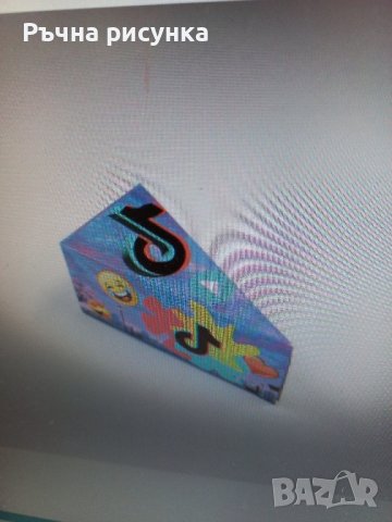 Парче за хартиена торта тема тик ток Tik tok, снимка 1