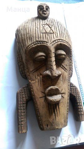 Африканска маска Сенуфо, снимка 6 - Антикварни и старинни предмети - 30749509