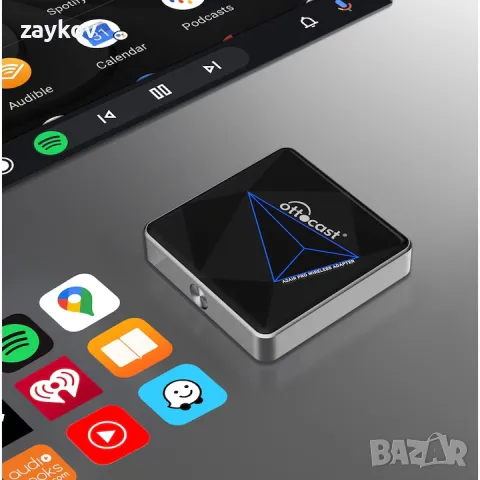Безжичен адаптер, съвместим с Android Auto, OTTOCAST A2-Air Pro, за автомобили, снимка 7 - Аксесоари и консумативи - 47596059